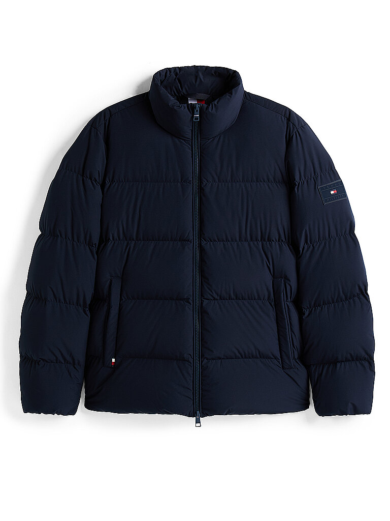 Chaqueta acolchada de plumón azul L