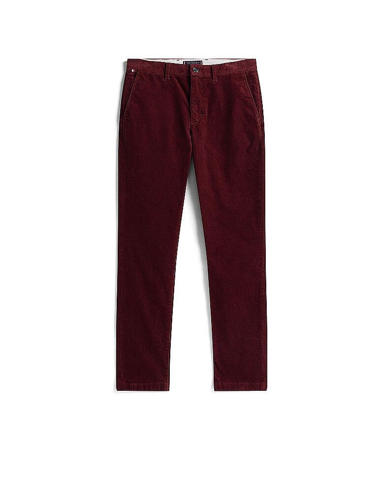 Chino DENTON rojo oscuro 32/L32