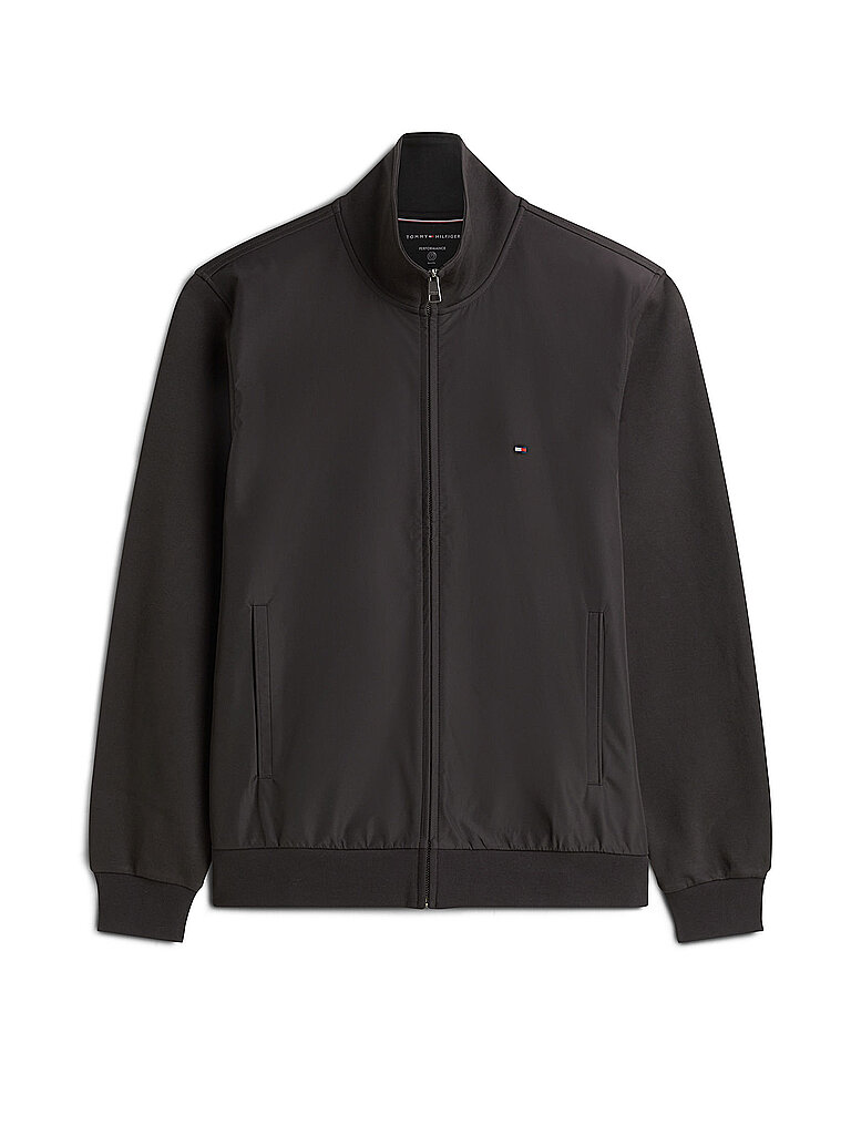 Sudadera con cremallera negro S