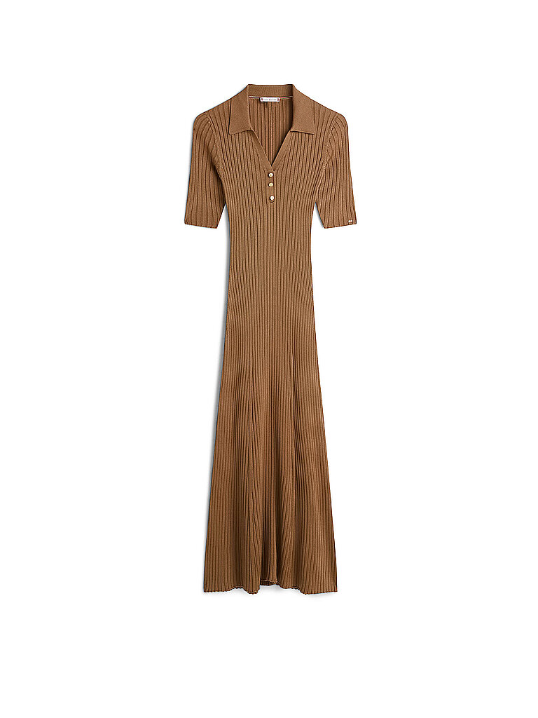 Midikleid marrón claro L