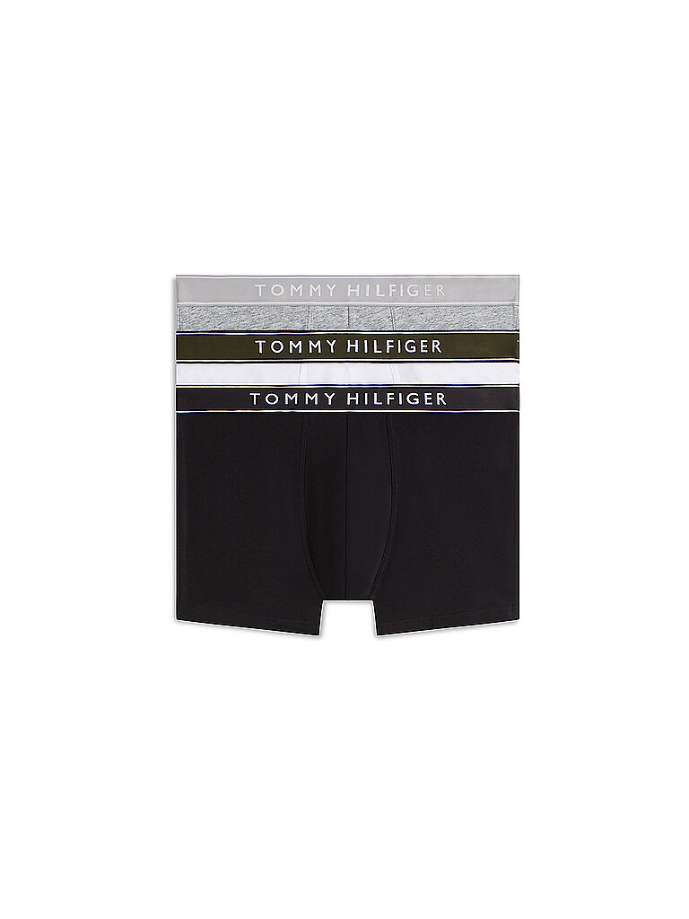 Pants Paquete de 3 mid heather / black / true white azul S
