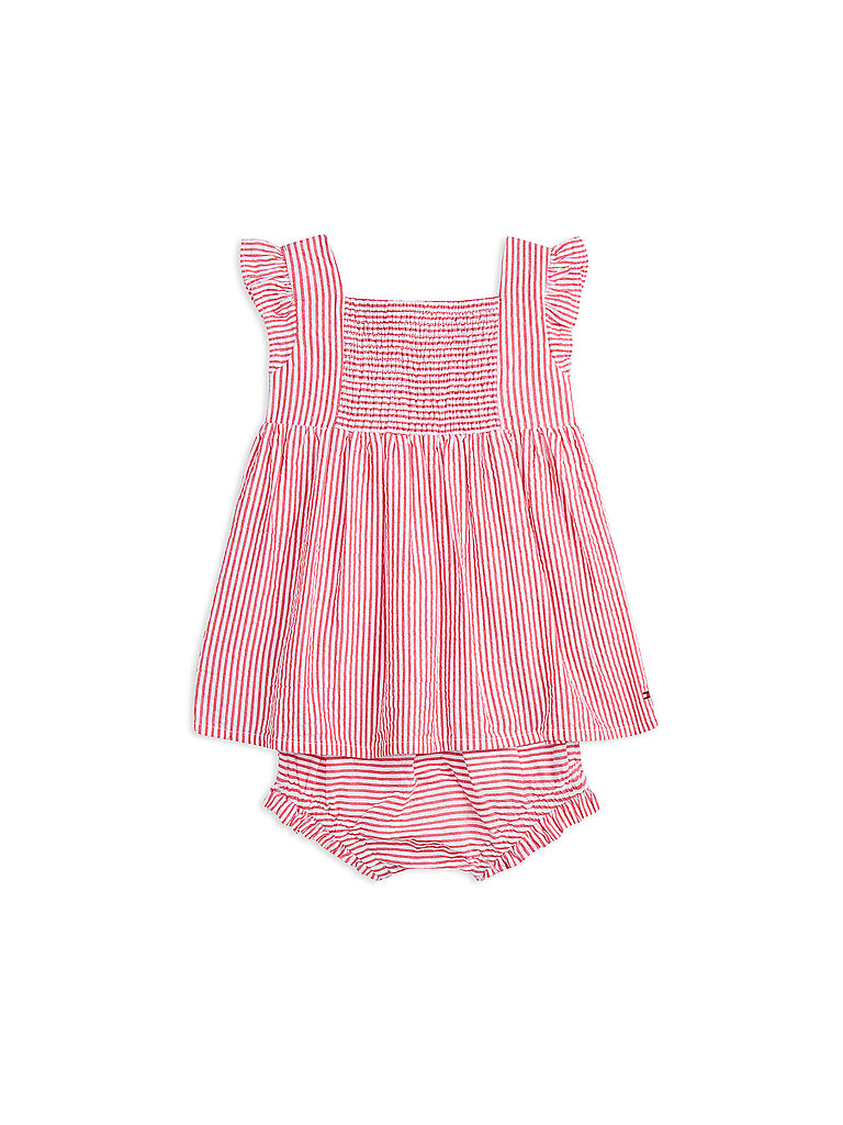 Tommy Hilfiger Vestido para bebé niña rojo