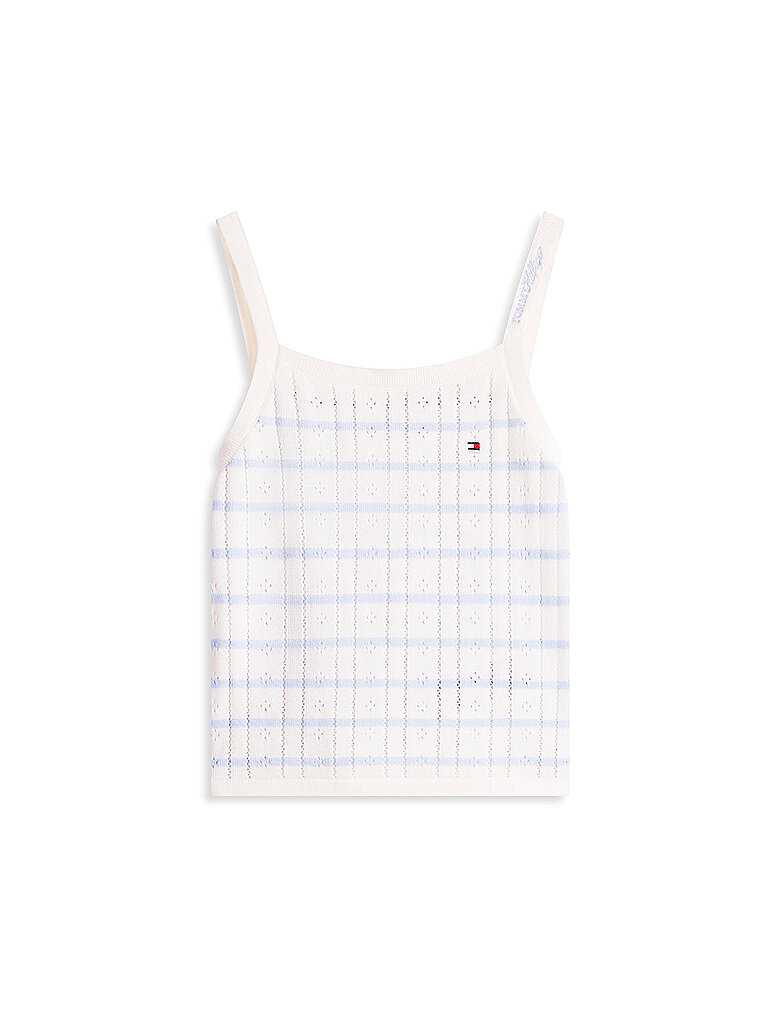 Tommy Hilfiger Top de niña blanco