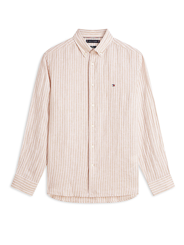 Camisa de lino beige XXL