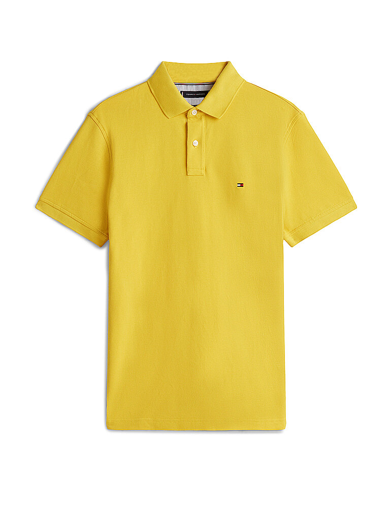Polo de corte regular amarillo XL