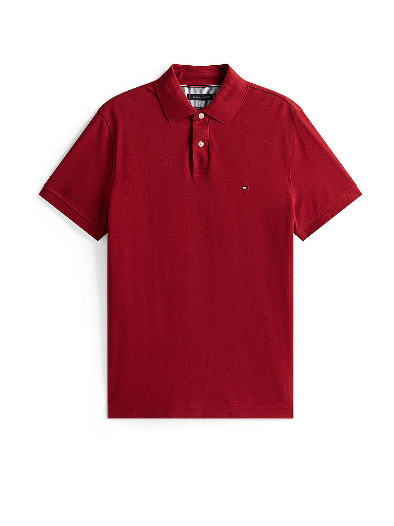 Tommy Hilfiger Polo Regular Fit rojo oscuro