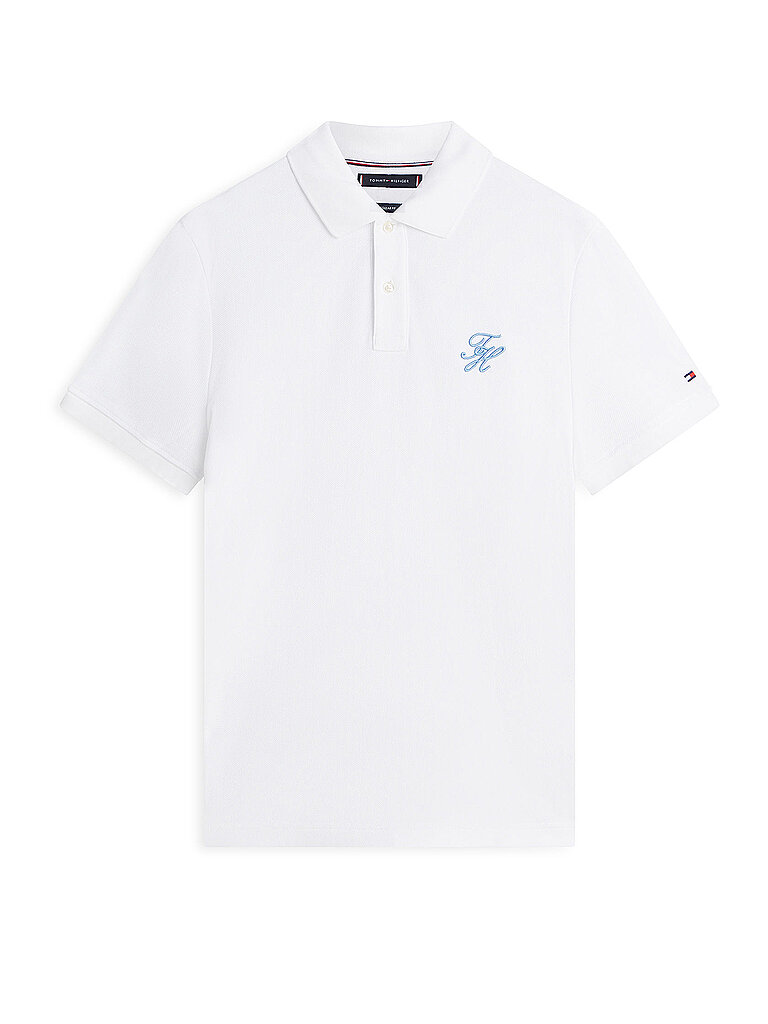 Poloshirt TH SCRIPT blanco XXL