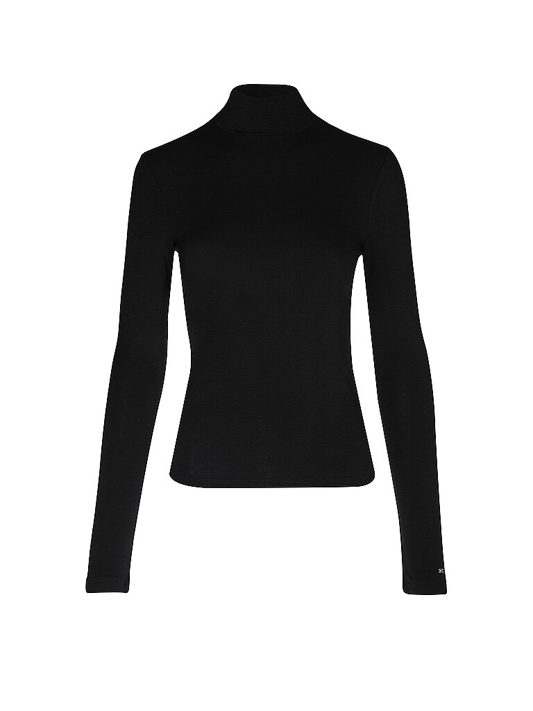Tommy Hilfiger Jersey de cuello alto negro