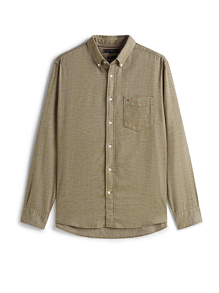 Tommy Hilfiger Camisa Slim Fit oliva