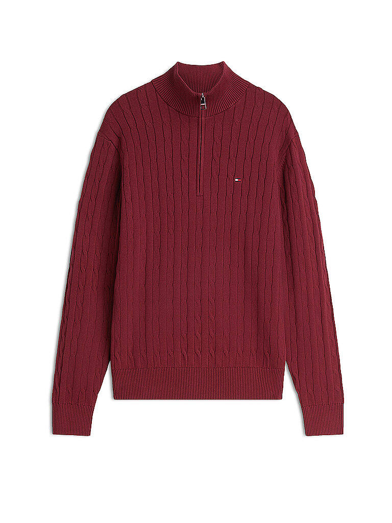 Troyer Pullover rojo oscuro M