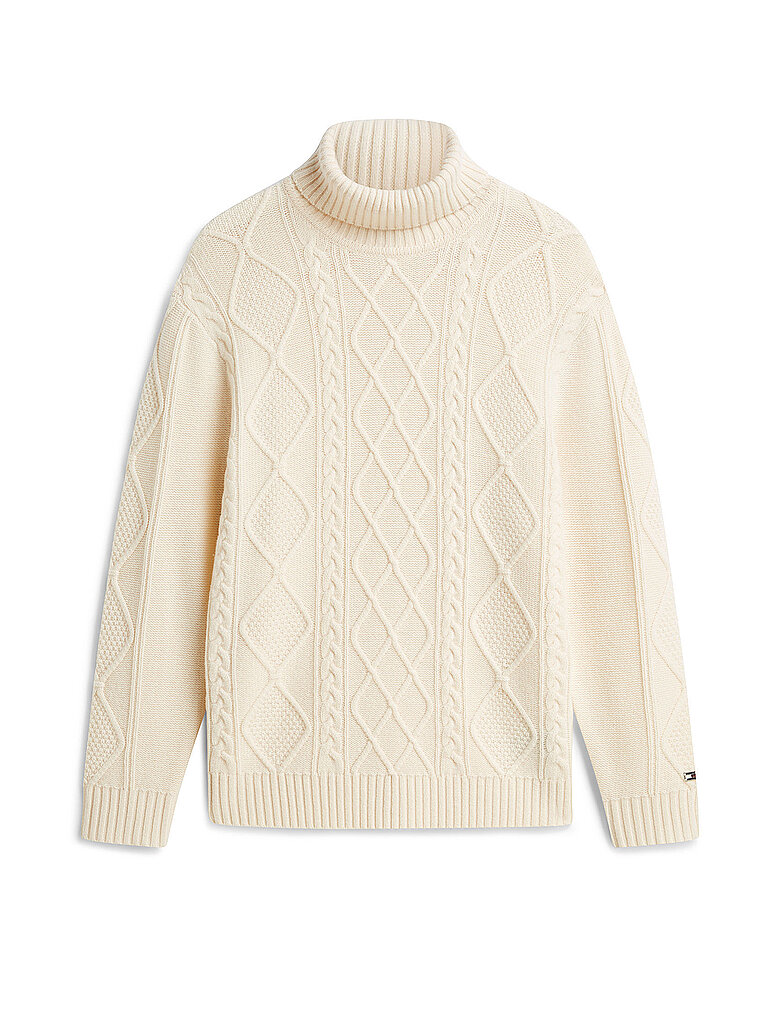 Tommy Hilfiger Jersey de cuello alto crema