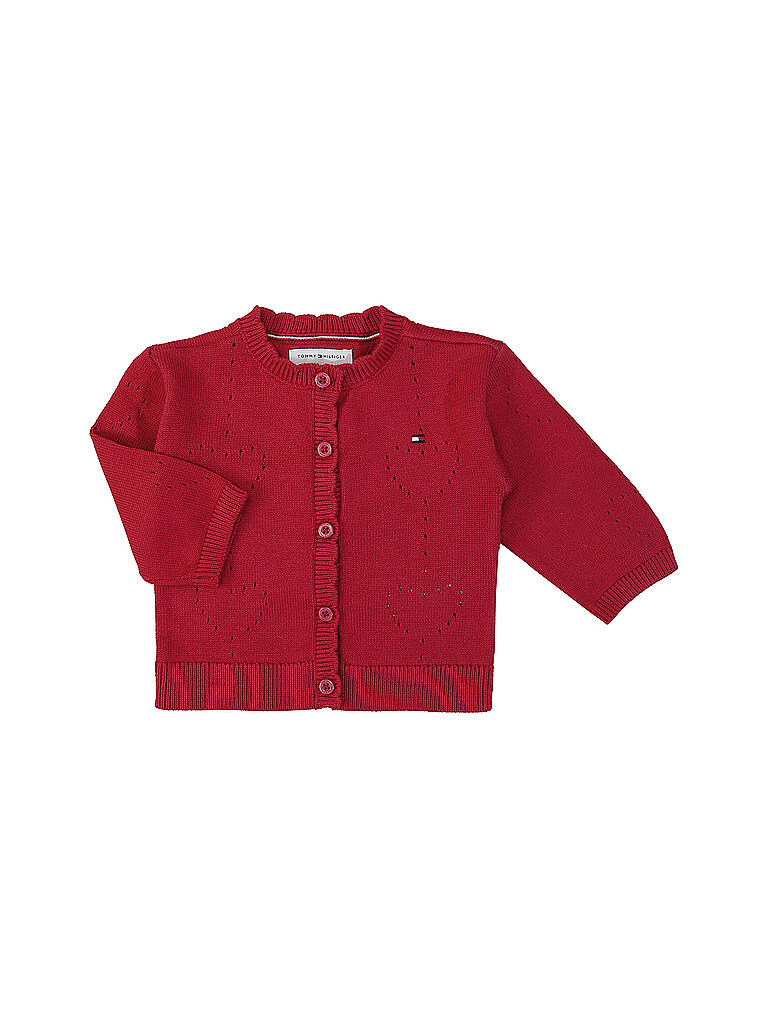 Tommy Hilfiger Cárdigan de bebé rojo