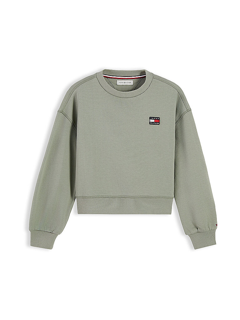 Tommy Hilfiger Sudadera para niña oliva