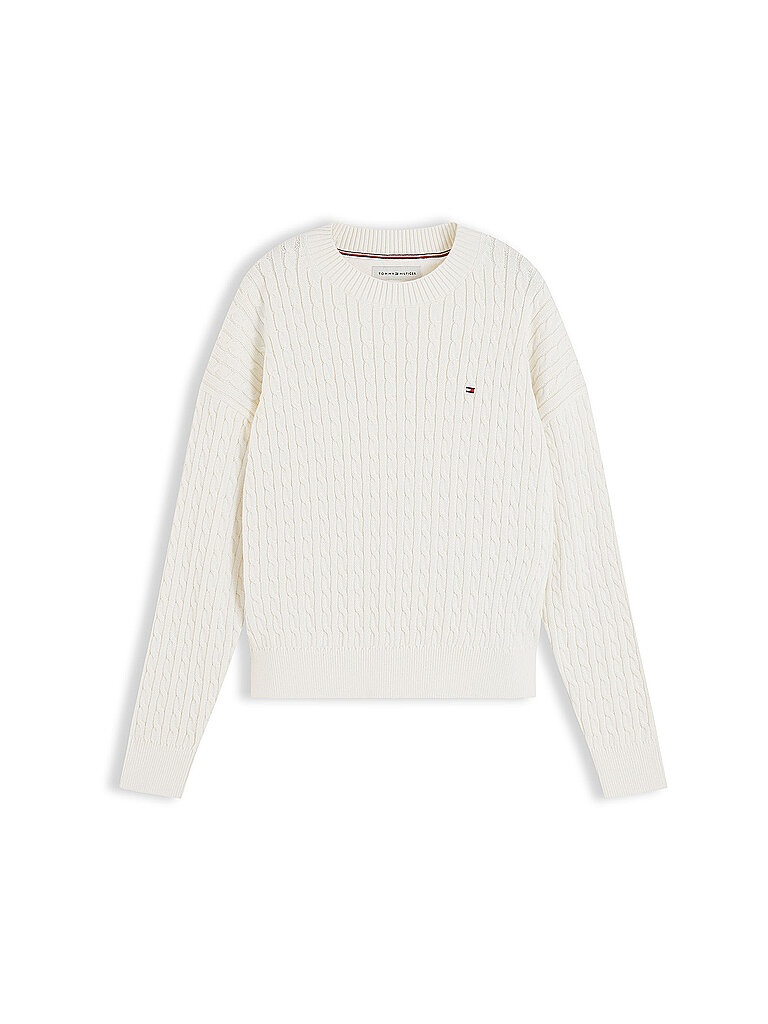 Tommy Hilfiger Sudadera para niña crema