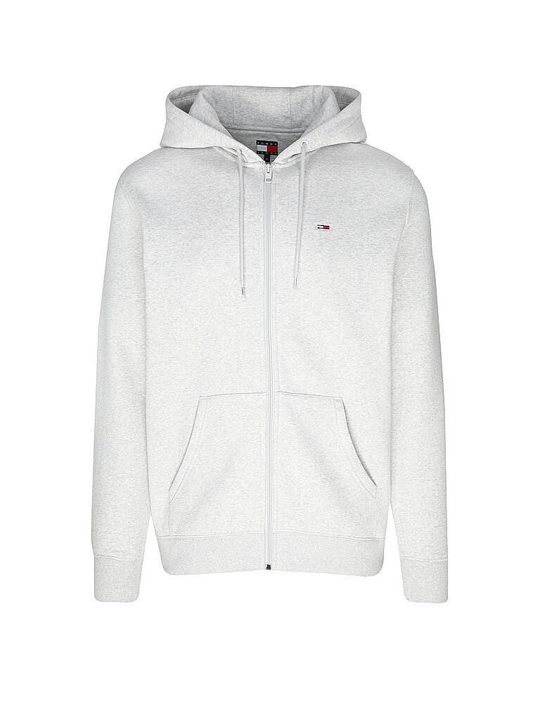 Sudadera con cremallera gris claro M