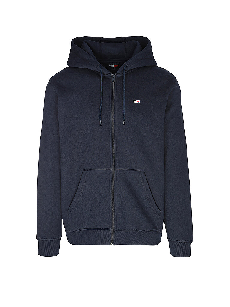 Sudadera con cremallera azul oscuro XXL