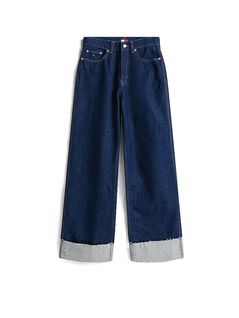Jeans de pierna ancha azul oscuro 28/L32