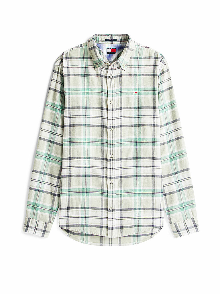 Camisa de corte estándar verde XS