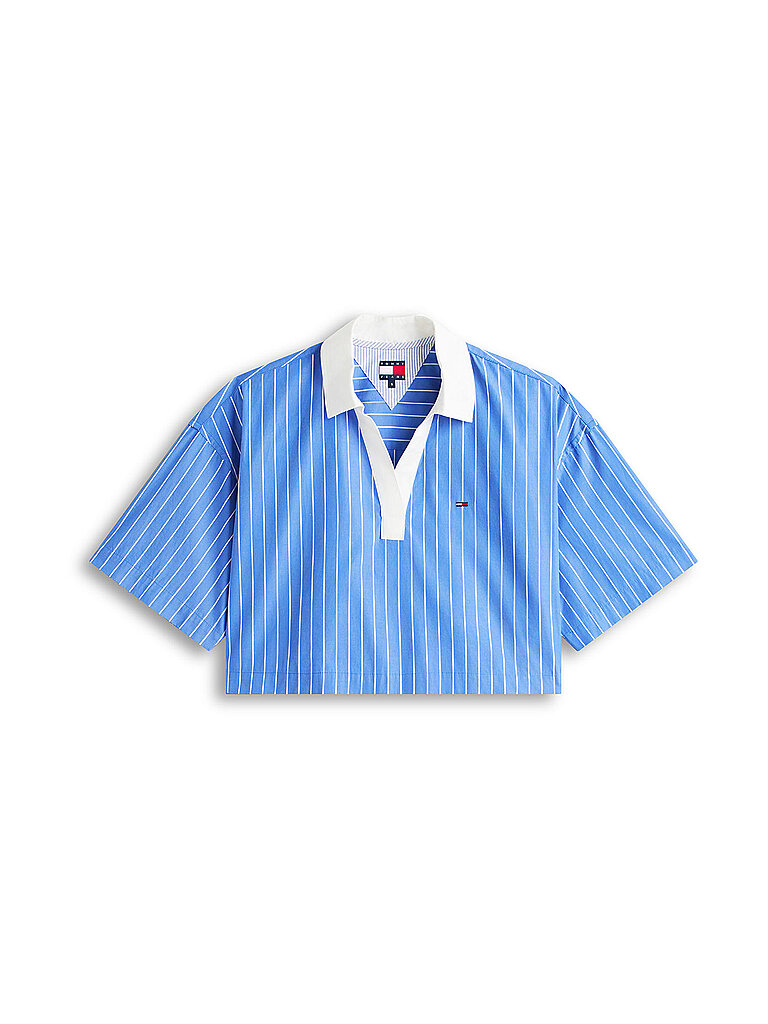 Tommy Jeans Blusenshirt azul M