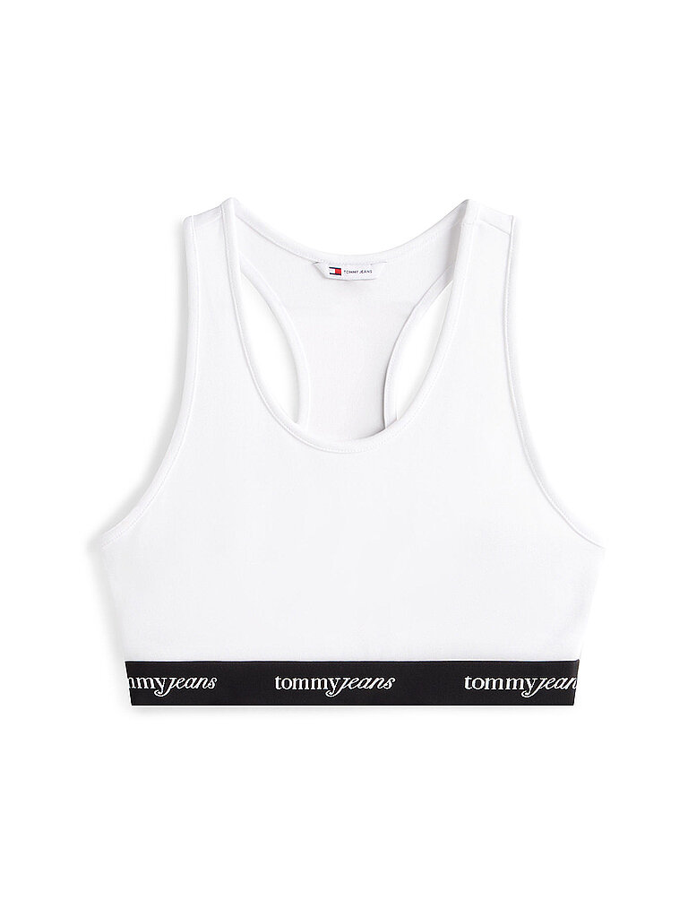 Top corte cropped blanco L
