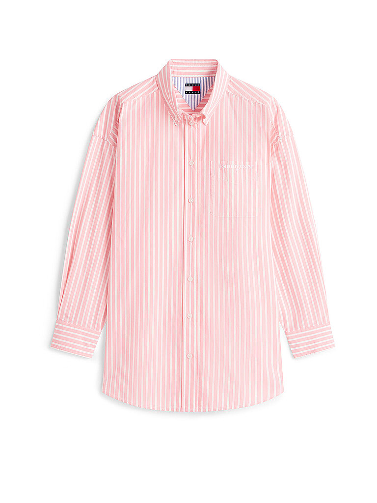 Tommy Jeans Blusa camisera rosa