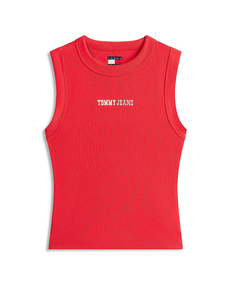 Tommy Jeans Top rojo XS