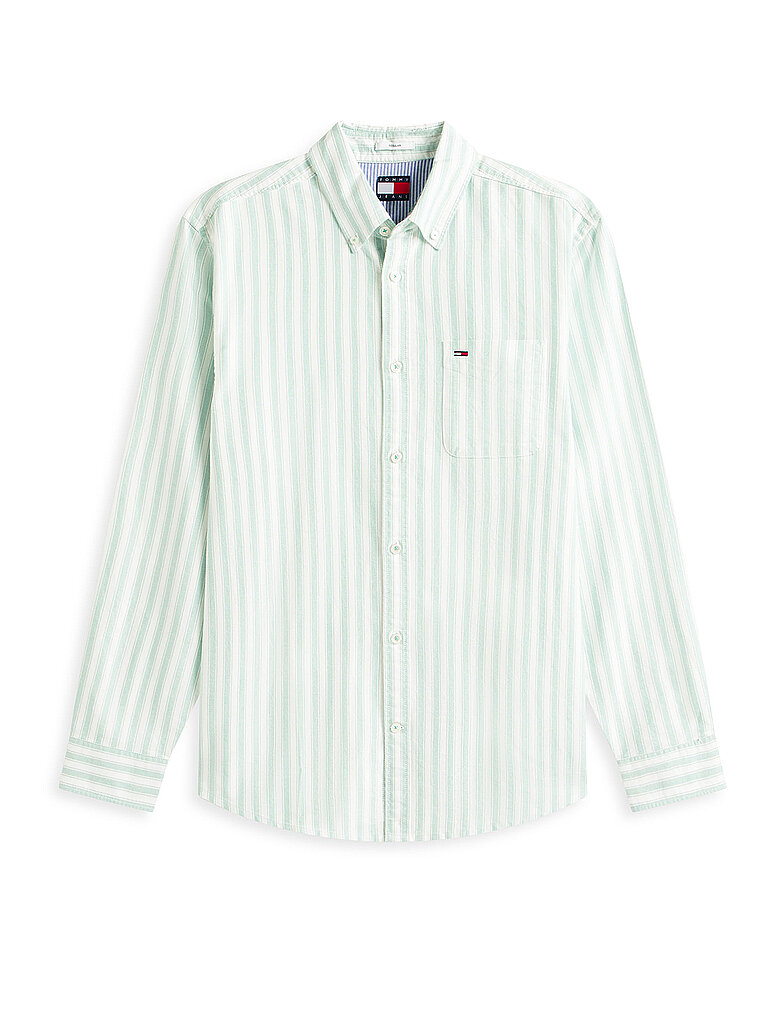 Camisa de corte regular verde XS