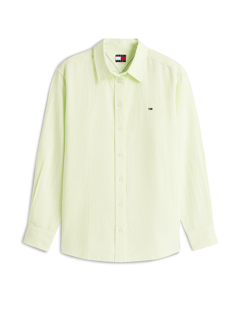 Tommy Jeans Camisa blusa verde S