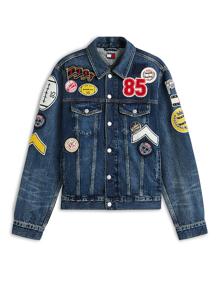 Tommy Jeans Chaqueta vaquera RYAN azul
