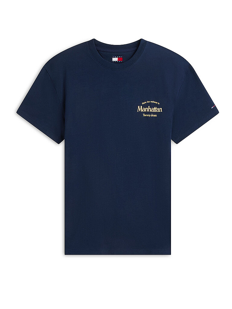 Tommy Jeans Camiseta NYC NOVELTY TEE azul oscuro