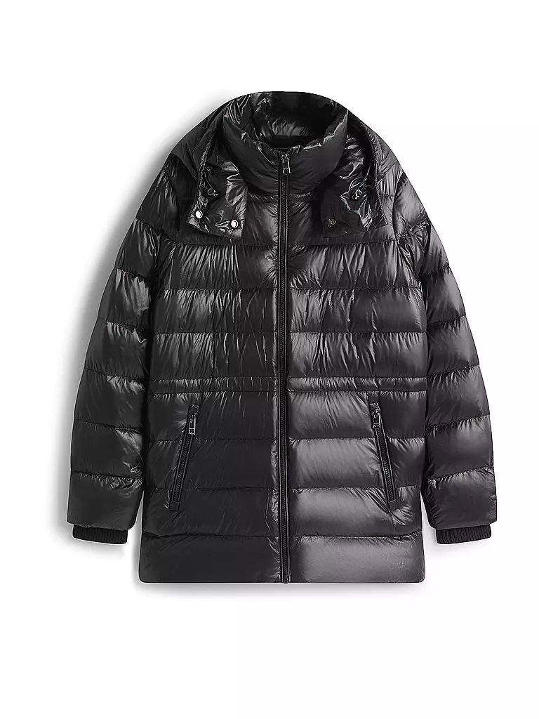 TOMMY HILFIGER | Abrigo acolchado de plumón | Negro