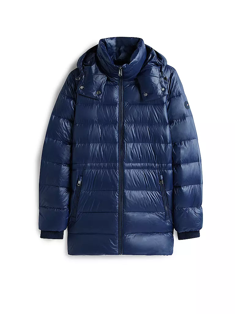 TOMMY HILFIGER | Abrigo acolchado de plumón | Azul oscuro