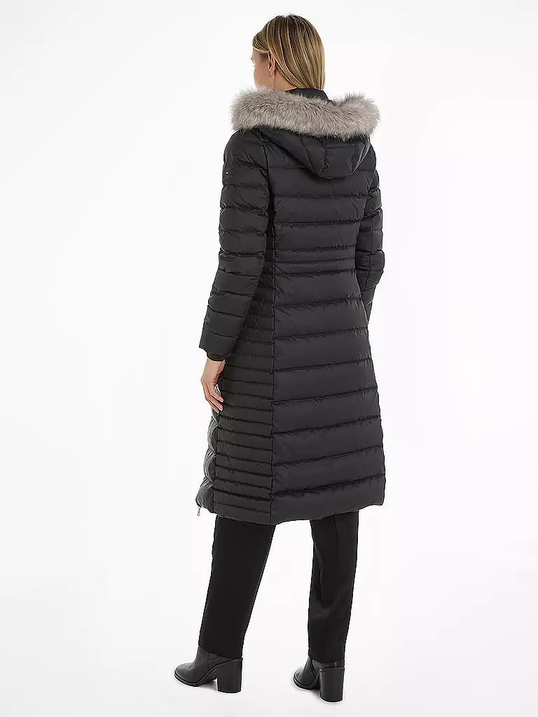 TOMMY HILFIGER | Abrigo acolchado de plumón | Negro