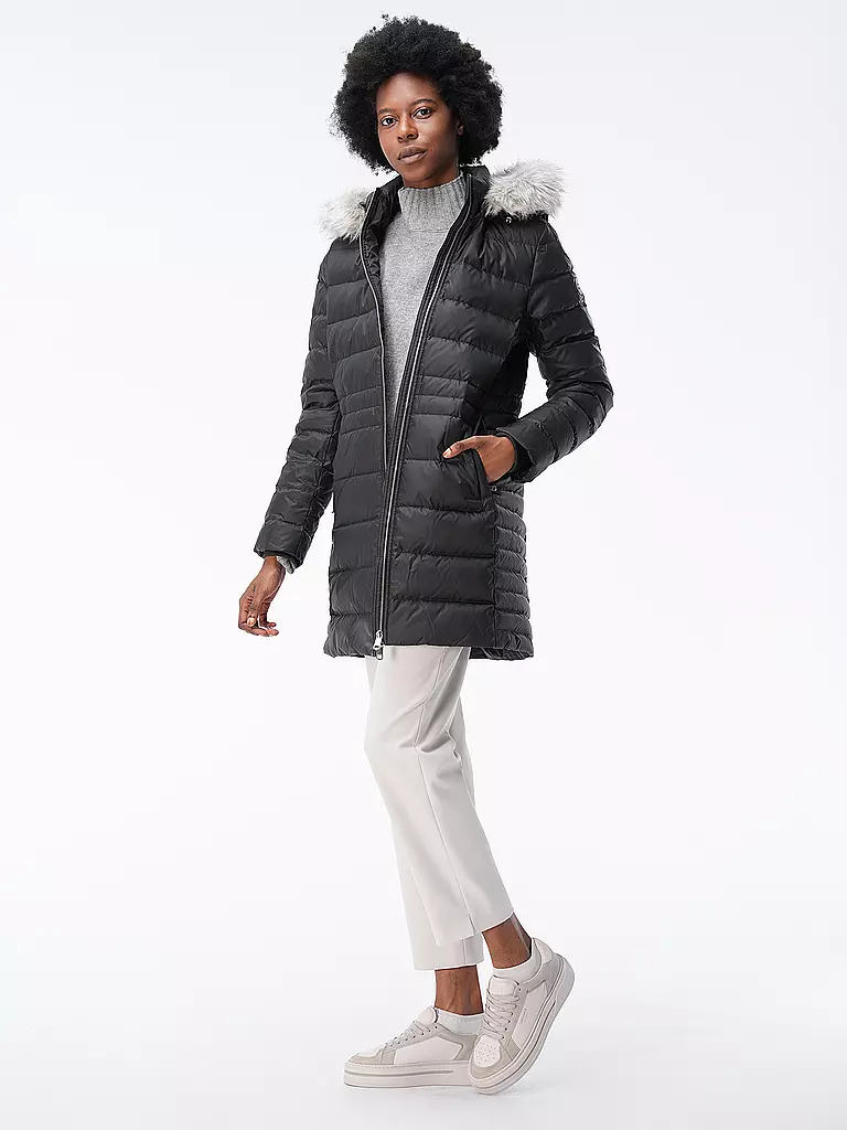 TOMMY HILFIGER | Abrigo acolchado | Negro