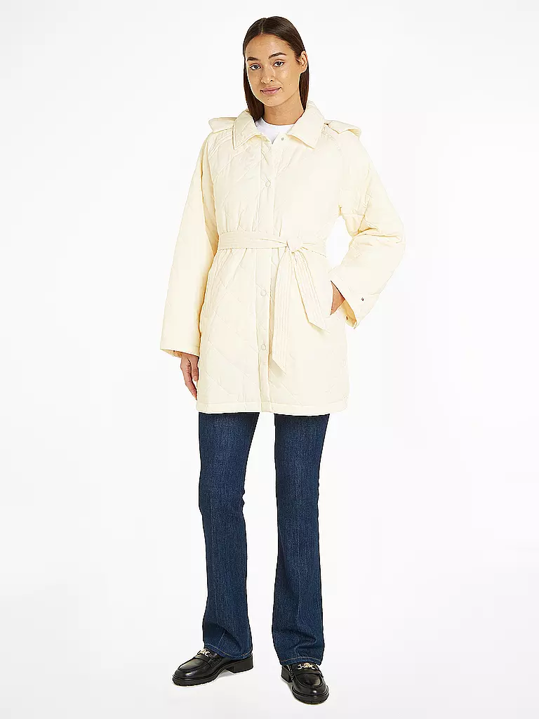TOMMY HILFIGER | Abrigo acolchado | Crema