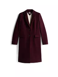 TOMMY HILFIGER | Abrigo de lana | Rojo oscuro