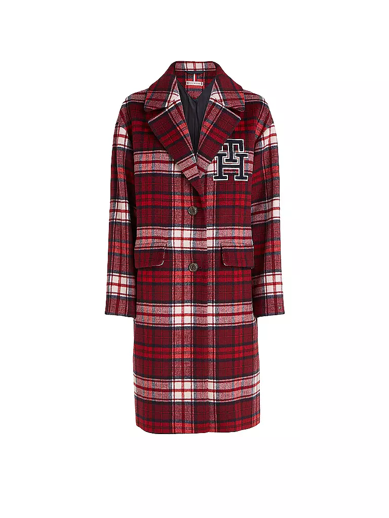 TOMMY HILFIGER | Abrigo de lana | Rojo