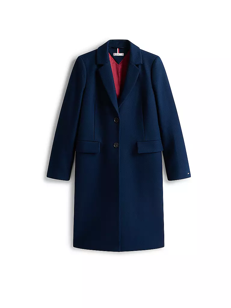 TOMMY HILFIGER | Abrigo de lana | Azul oscuro
