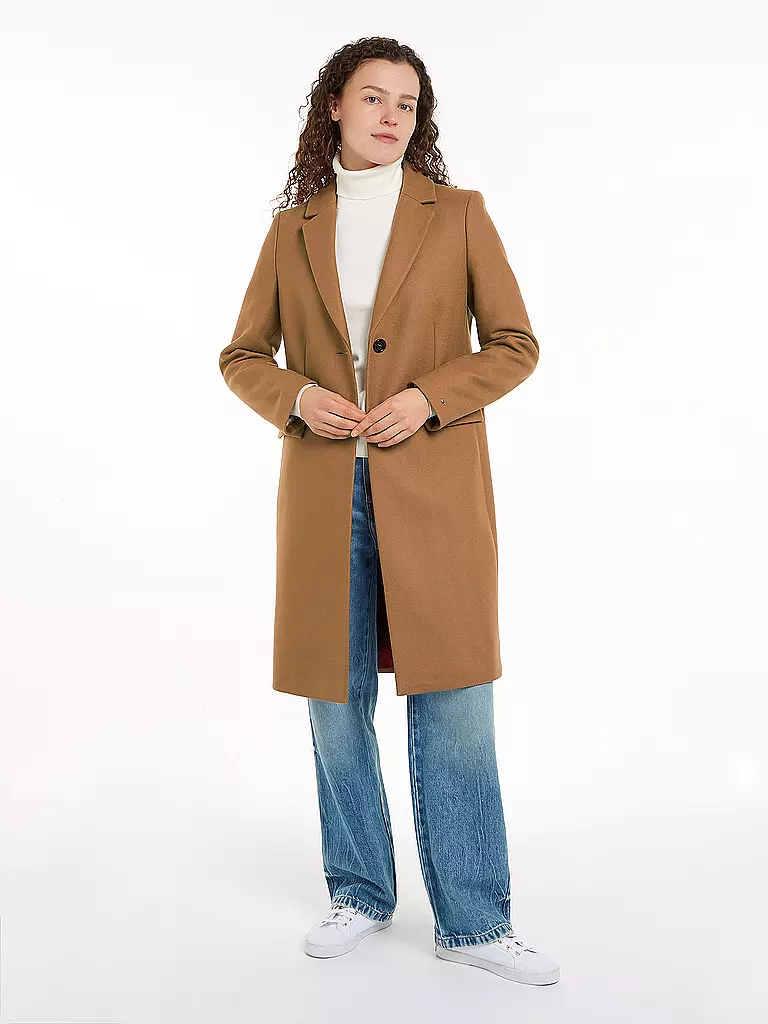 TOMMY HILFIGER | Abrigo de lana | Camel
