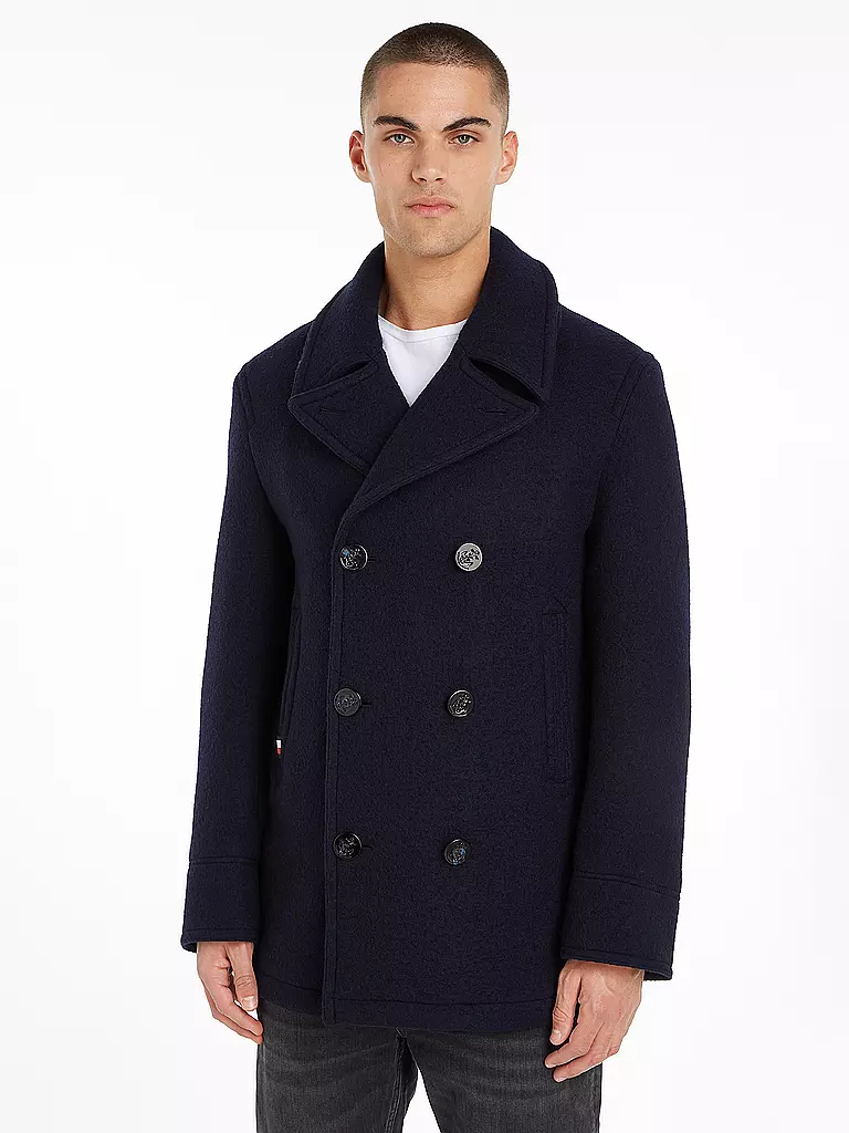 TOMMY HILFIGER | Abrigo de lana | Azul