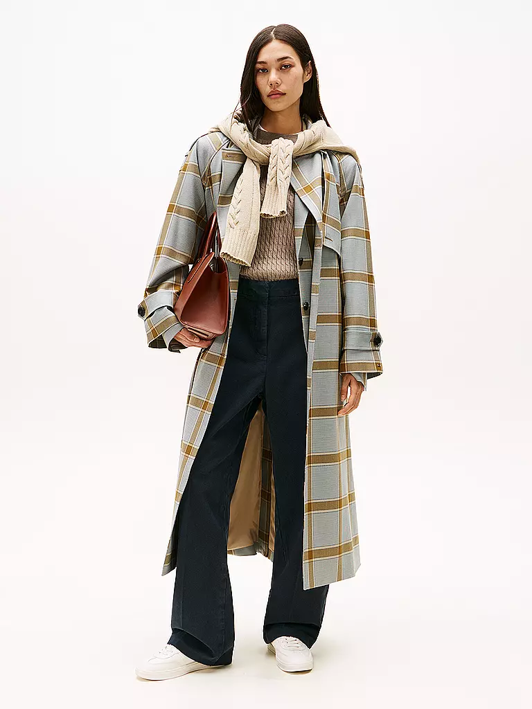TOMMY HILFIGER | Abrigo de lana | Azul claro