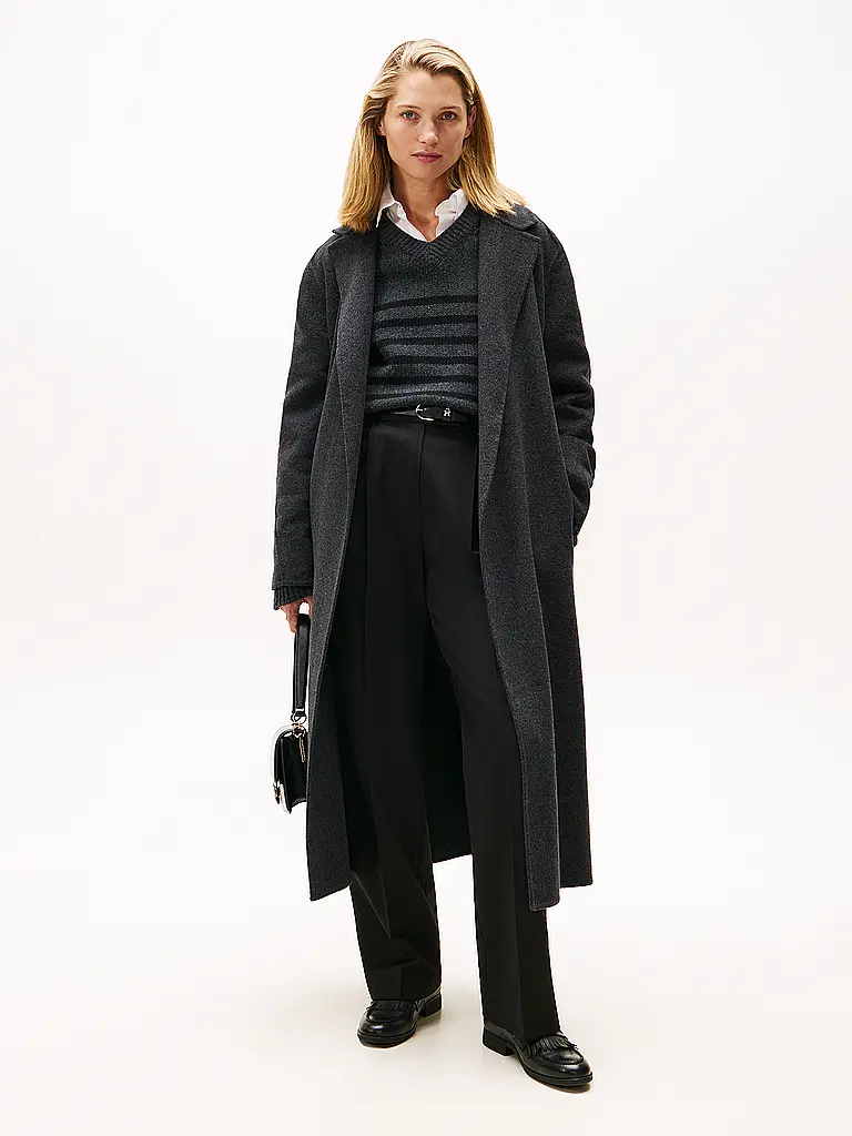 TOMMY HILFIGER | Abrigo de lana | Gris