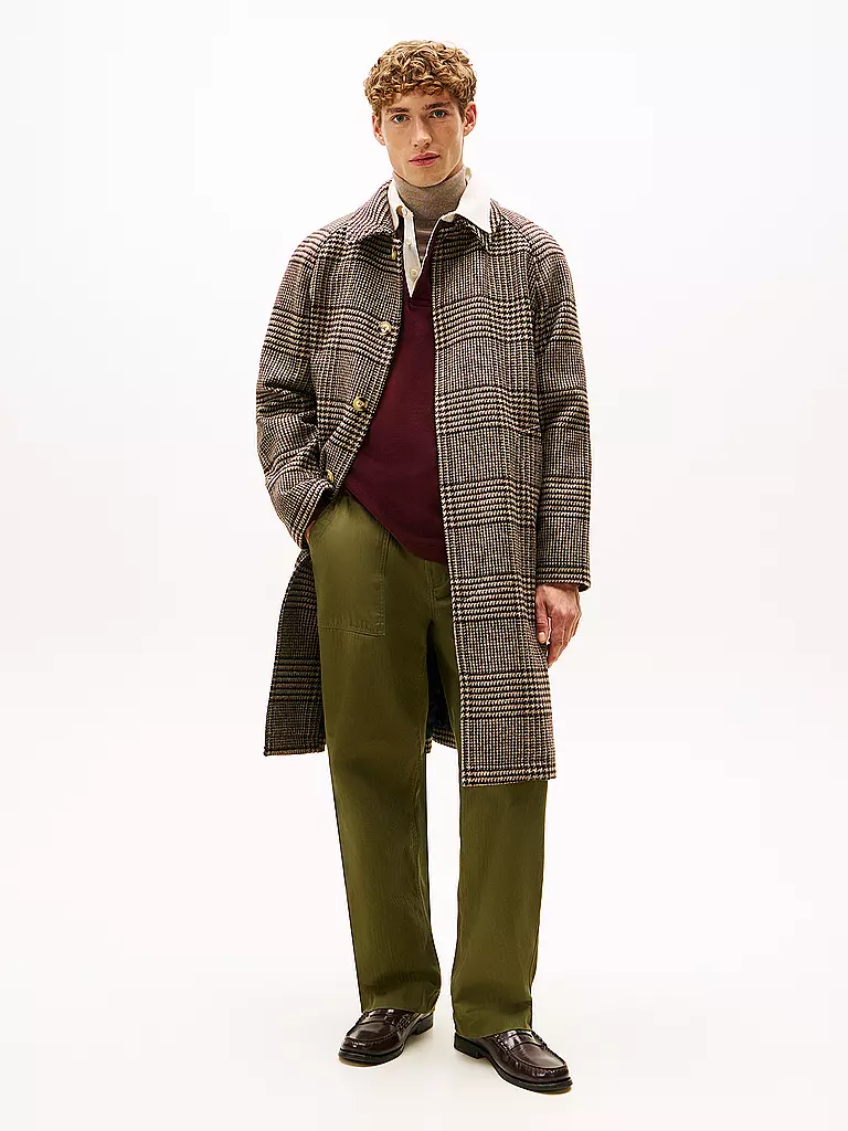 TOMMY HILFIGER | Abrigo de lana | Marrón