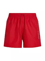TOMMY HILFIGER | Badeshorts  | Rojo