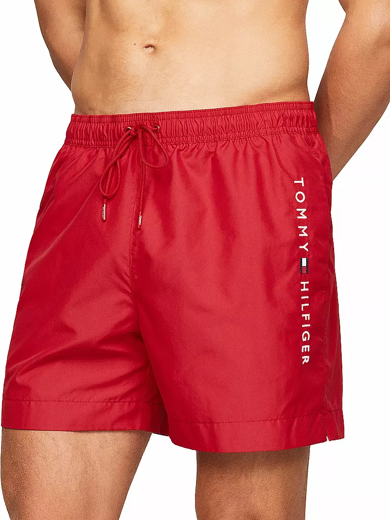 TOMMY HILFIGER | Badeshorts  | Rojo