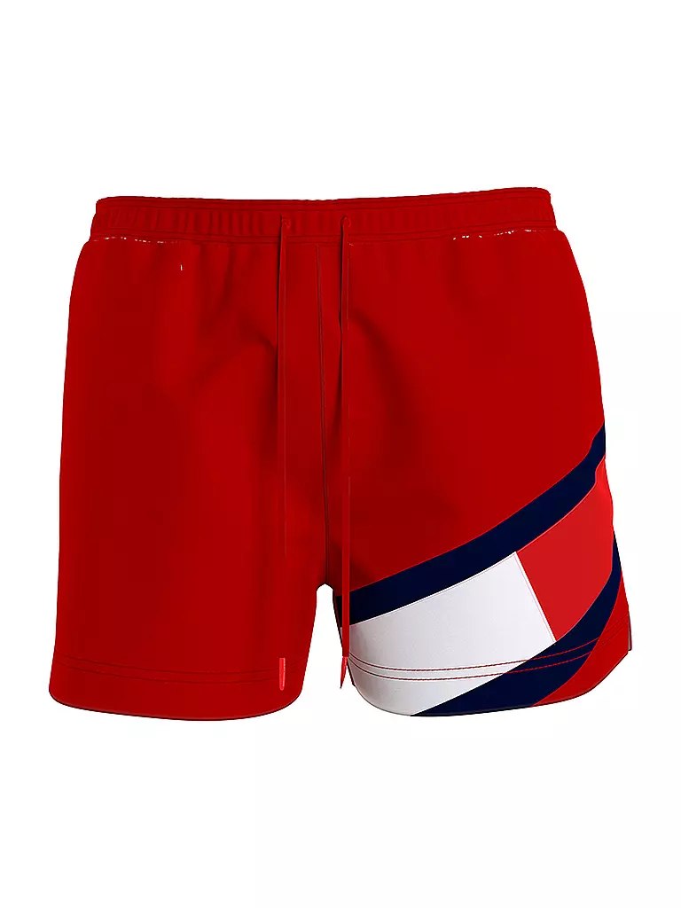 TOMMY HILFIGER | Badeshorts | Rojo