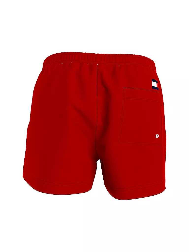 TOMMY HILFIGER | Badeshorts | Rojo