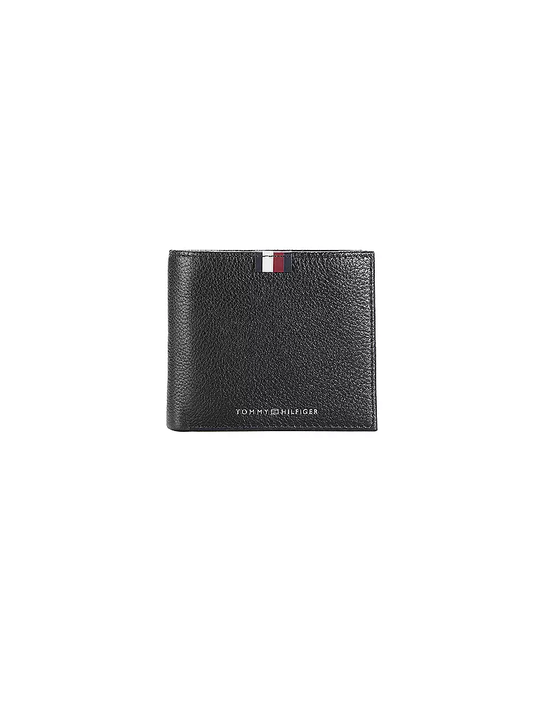 TOMMY HILFIGER | Billetera TH PREM LEA | Negro