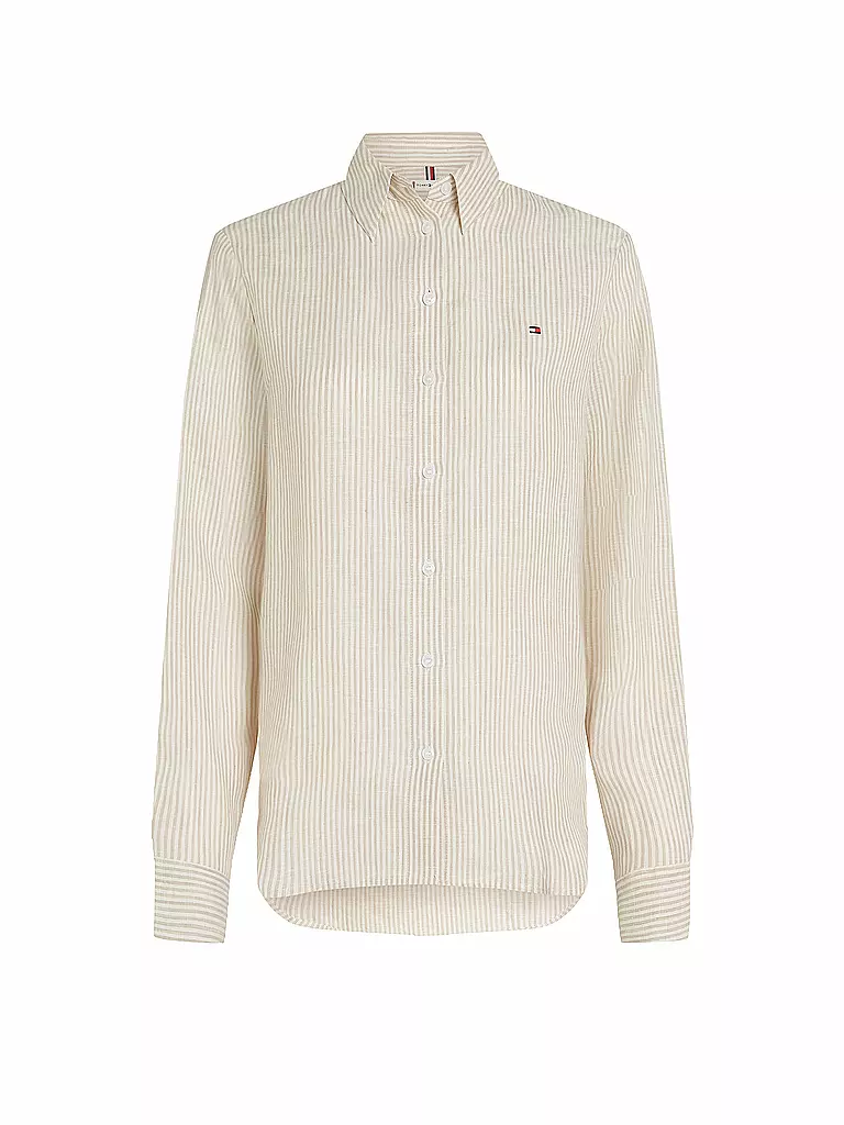 TOMMY HILFIGER | Blusa de lino | Blanco
