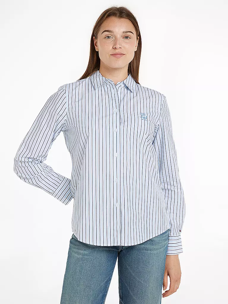 TOMMY HILFIGER | Bluse  | Azul claro
